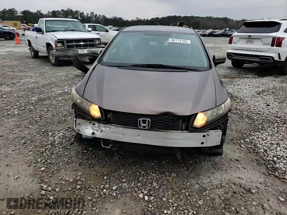 2015 Honda Civic Sedan LX with VIN 19XFB2F57FE248961, listed as a Copart auction lot 46112165 with 49,502 mi miles and Salvage Title. Bid and sale history available at carsss.com. Image 10.