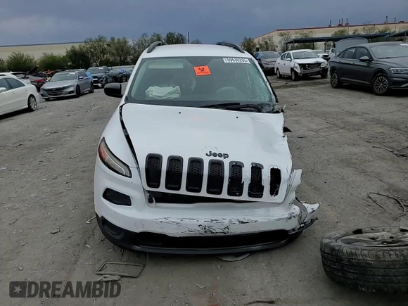 2017 Jeep Cherokee Altitude with VIN 1C4PJLAB2HW573567, listed as a Copart auction lot 59630205 with 105,975 mi miles and Salvage title. Bid and sale history available at DreamBid. Image 15.