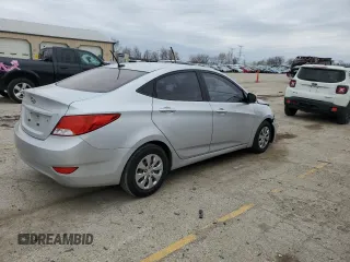 2016 Hyundai Accent SE with VIN KMHCT4AE3GU013488, listed as a Copart auction lot 49737635 with 158,835 mi miles and Salvage Title. Bid and sale history available at carsss.com. Image 3.