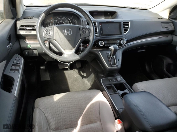 2015 Honda CR-V EX-L with VIN 2HKRM3H77FH556686, listed as a Copart auction lot 51597205 with 80,602 mi miles and Salvage Title. Bid and sale history available at carsss.com. Image 8.