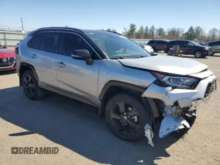 2021 Toyota RAV4 Hybrid XSE with VIN 2T3E6RFV4MW024394, listed as a Copart auction lot 50681165 with 41,349 mi miles and Salvage Title. Bid and sale history available at carsss.com. Image 4.