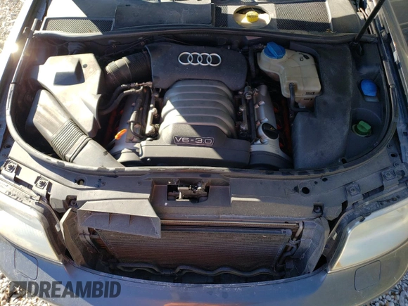 2004 Audi A6 3.0L with VIN WAULT64B34N068155, listed as a Copart auction lot 76732894 with 163,442 mi miles and Salvage Title. Bid and sale history available at carsss.com. Image 11.