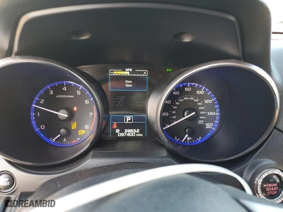 2018 Subaru Outback Touring with VIN 4S4BSETCXJ3227455, listed as a Copart auction lot 47793805 with 97,400 mi miles and Salvage Title. Bid and sale history available at carsss.com. Image 9.