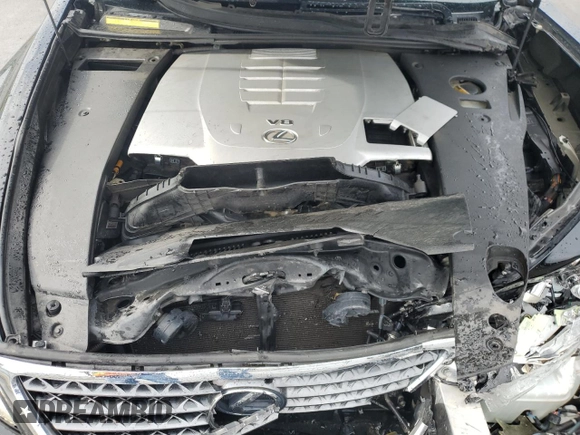 2010 Lexus LS 460 with VIN JTHBL5EF6A5101167, listed as a Copart auction lot 54674145 with 146,830 mi miles and Salvage Title. Bid and sale history available at DreamBid. Image 11.