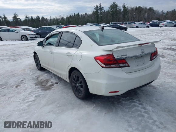 2015 Honda Civic EX with VIN 2HGFB2F86FH533408, listed as a IAAI auction lot 41655178 with 150,789 mi miles and . Bid and sale history available at carsss.com. Image 3.