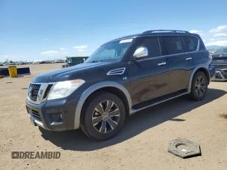 2017 Nissan Armada Platinum with VIN JN8AY2NE5H9706633, listed as a Copart auction lot 57973215 with 248,938 mi miles and Non repairable. Bid and sale history available at DreamBid. Image 1.