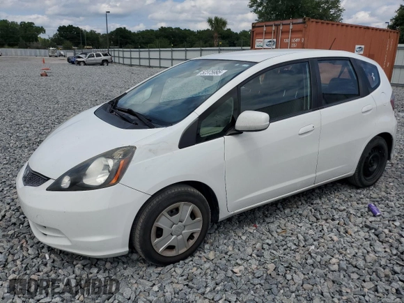 2013 Honda Fit with VIN JHMGE8H35DC005128, listed as a Copart auction lot 52375995 with 163,172 mi miles and Non Repairable. Bid and sale history available at carsss.com. Image 1.