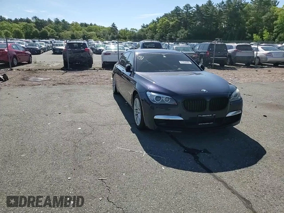 2014 BMW 7 Series ALPINA B7 xDrive with VIN WBAYF8C58ED142004, listed as a Copart auction lot 57994895 with 134,841 mi miles and Salvage title. Bid and sale history available at DreamBid. Image 13.