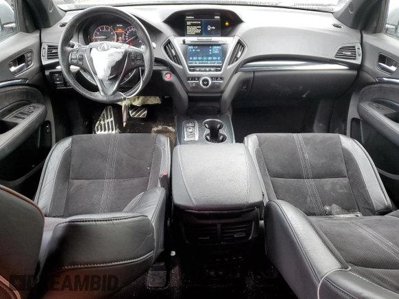2019 Acura MDX w/Technology/A-Spec Pkg with VIN 5J8YD4H08KL802303, listed as a Copart auction lot 48874315 with 130,593 mi miles and Salvage Title. Bid and sale history available at carsss.com. Image 8.