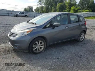 2016 Nissan Note SL with VIN 3N1CE2CPXGL365370, listed as a Copart auction lot 61049325 with 55,126 mi miles and Salvage title. Bid and sale history available at DreamBid. Image 1.
