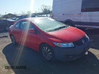 2009 Honda Civic Cpe EX-L with VIN 2HGFG12979H517376, listed as a IAAI auction lot 41987882 with 212,183 mi miles. Bid and sale history available at carsss.com. Image 1.