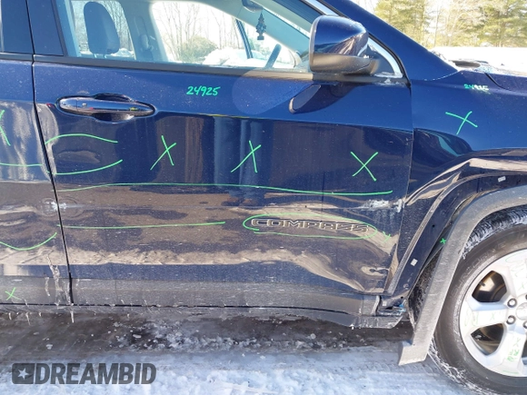 2021 Jeep Compass Altitude z VIN 3C4NJDBB0MT552101, wystawiony jako IAAI lot #41578726 z przebiegiem 49 684 mil mil oraz . Historia ofert i sprzedaży dostępna na DreamBid. Obrazek 17.