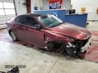 2009 Lexus IS 250 z VIN JTHCK262392028533, wystawiony jako Copart lot #57808545 z przebiegiem 111 279 mil mil oraz Szkody całkowita. Historia ofert i sprzedaży dostępna na DreamBid. Obrazek 4.