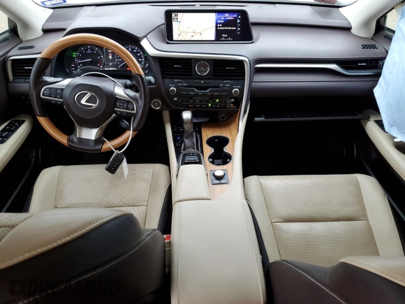 2016 Lexus RX 350 with VIN JTJBZMCA4G2009466, listed as a Copart auction lot 51302225 with 78,522 mi miles and Salvage Title. Bid and sale history available at DreamBid. Image 8.