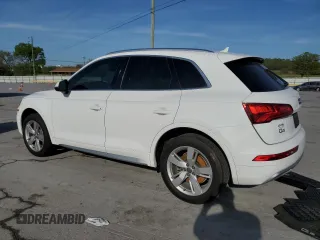 2018 Audi Q5 Premium Plus with VIN WA1BNAFY4J2230928, listed as a Copart auction lot 53123145 with 83,151 mi miles and Salvage Title. Bid and sale history available at DreamBid. Image 2.