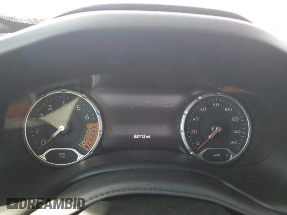 2021 Jeep Renegade 80th Anniversary with VIN ZACNJDBB3MPN13040, listed as a Copart auction lot 57913635 with 62,112 mi miles and Salvage title. Bid and sale history available at DreamBid. Image 9.