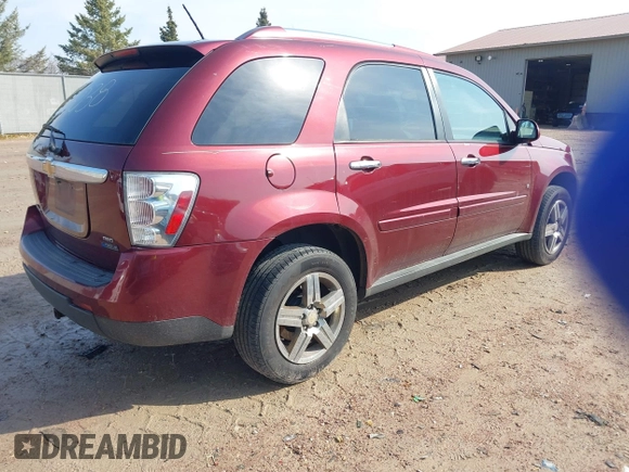 2009 Chevrolet Equinox LTZ with VIN 2CNDL83FX96234556, listed as a IAAI auction lot 41904038 with 216,824 mi miles. Bid and sale history available at carsss.com. Image 4.