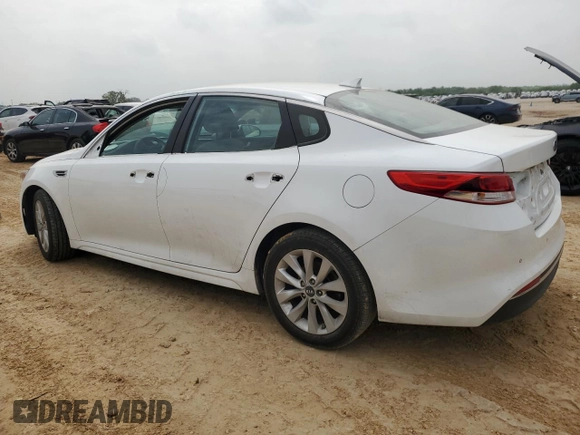 2018 Kia Optima LX with VIN 5XXGT4L34JG252045, listed as a Copart auction lot 50802485 with 65,769 mi miles and Salvage Title. Bid and sale history available at DreamBid. Image 2.