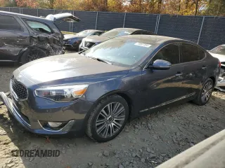 2015 Kia Cadenza Premium with VIN KNALN4D74F5177897, listed as a Copart auction lot 78867304 with 47,087 mi miles and Salvage Title. Bid and sale history available at carsss.com. Image 1.