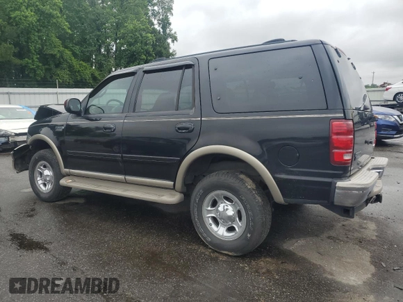 2002 Ford Expedition Eddie Bauer with VIN 1FMPU18LX2LA39571, listed as a Copart auction lot 58774915 with 388,886 mi miles and Salvage title. Bid and sale history available at DreamBid. Image 2.