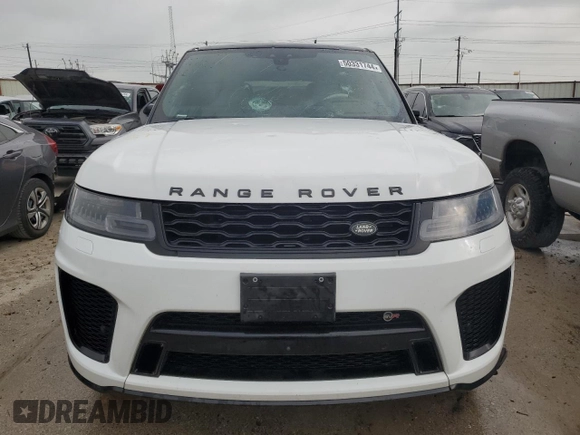 2020 Land Rover Range Rover Sport SVR with VIN SALWZ2RE4LA740250, listed as a Copart auction lot 50331744 with 81,420 mi miles and Clean Title. Bid and sale history available at carsss.com. Image 5.