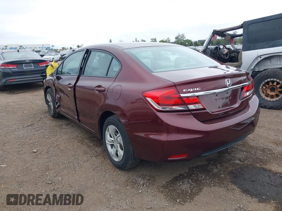 2014 Honda Civic LX z VIN 19XFB2F54EE262041, wystawiony jako IAAI lot #42368360 z przebiegiem 126 820 mil mil oraz . Historia ofert i sprzedaży dostępna na DreamBid. Obrazek 3.