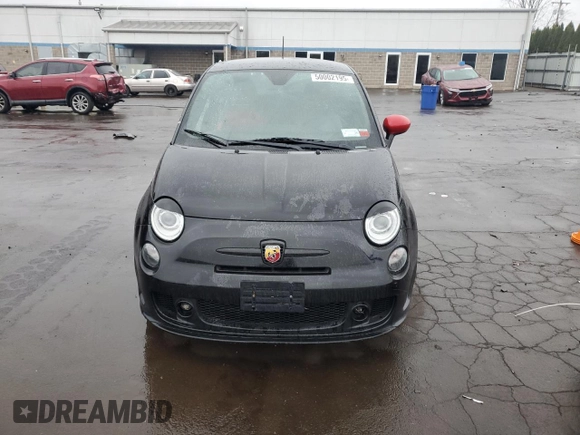 2012 FIAT 500 Abarth with VIN 3C3CFFFH8CT351617, listed as a Copart auction lot 50002195 with 84,996 mi miles and Salvage title. Bid and sale history available at DreamBid. Image 5.