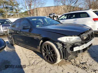 2013 BMW 5 Series 550i with VIN WBAFR9C54DDX79717, listed as a Copart auction lot 84827264 with Not Provided miles and Salvage Title. Bid and sale history available at carsss.com. Image 4.