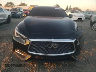 2022 Infiniti Q60 PURE with VIN JN1EV7JK6NM600315, listed as a Copart auction lot 79694504 with 84,201 mi miles and Salvage title. Bid and sale history available at DreamBid. Image 5.