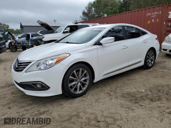 2017 Hyundai Azera z VIN KMHFG4JG1HA583172, wystawiony jako Copart lot #51074885 z przebiegiem 118 667 mil mil oraz Czysty tytuł • Clean title. Historia ofert i sprzedaży dostępna na DreamBid. Obrazek 1.