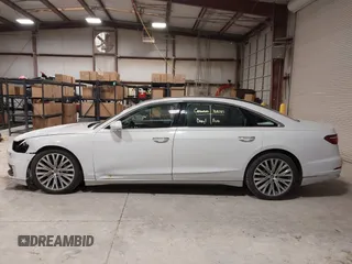 2019 Audi A8 L with VIN WAU8DAF89KN008109, listed as a IAAI auction lot 41636057 with 34,325 mi miles. Bid and sale history available at carsss.com. Image 14.