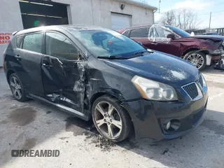 2009 Pontiac Vibe GT with VIN 5Y2SR67019Z417899, listed as a IAAI auction lot 41814115 with 122,018 mi miles. Bid and sale history available at carsss.com. Image 1.