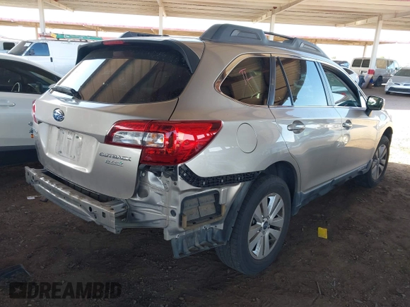 2015 Subaru Outback Premium with VIN 4S4BSACC0F3325927, listed as a IAAI auction lot 42450142 with 140,566 mi miles and . Bid and sale history available at DreamBid. Image 4.