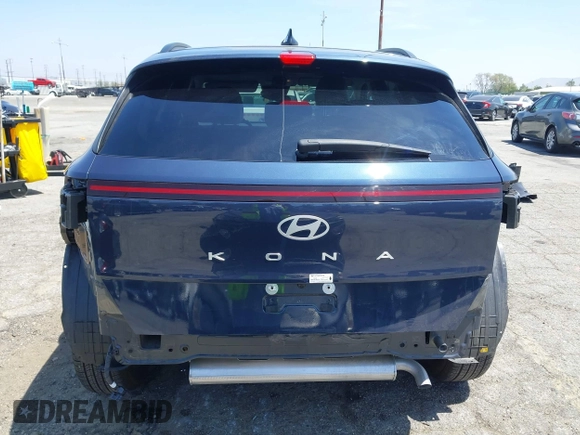 2024 Hyundai Kona SEL with VIN KM8HB3AB1RU057856, listed as a IAAI auction lot 42095258 with 9,928 mi miles. Bid and sale history available at carsss.com. Image 18.
