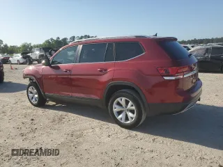 2019 Volkswagen Atlas SE with VIN 1V2DR2CA8KC604113, listed as a Copart auction lot 53108275 with 87,000 mi miles and Salvage title. Bid and sale history available at DreamBid. Image 2.