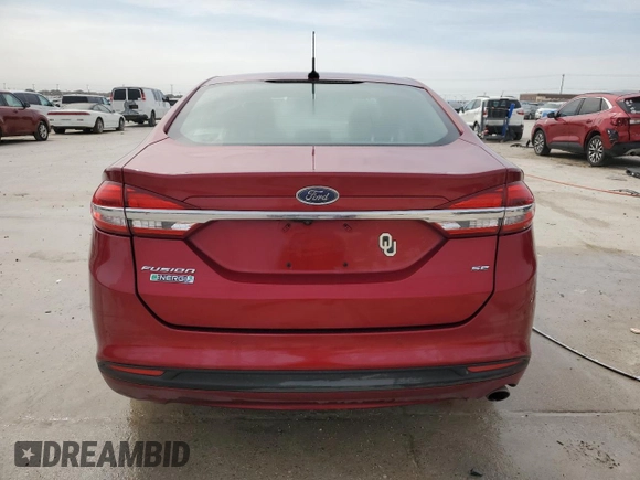 2017 Ford Fusion Energi SE with VIN 3FA6P0PUXHR413821, listed as a Copart auction lot 47833645 with 102,781 mi miles and Salvage Title. Bid and sale history available at carsss.com. Image 6.