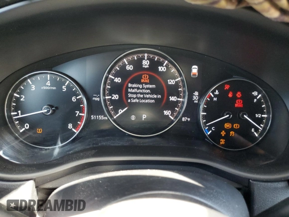 2023 Mazda CX-30 S with VIN 3MVDMBAM3PM575394, listed as a Copart auction lot 52531455 with 51,155 mi miles and Salvage title. Bid and sale history available at DreamBid. Image 9.