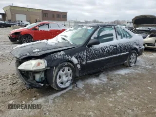2000 Honda Civic EX with VIN 1HGEJ8246YL105316, listed as a Copart auction lot 47733575 with 233,688 mi miles and Salvage Title. Bid and sale history available at carsss.com. Image 1.