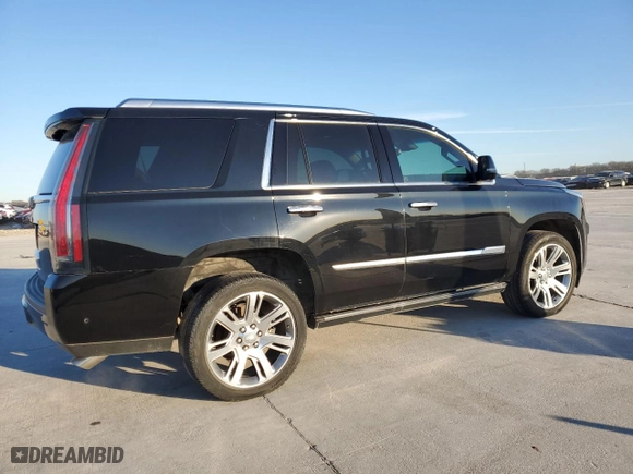 2019 Cadillac Escalade Premium Luxury with VIN 1GYS4CKJ6KR405289, listed as a Copart auction lot 88731195 with 75,265 mi miles and Salvage Title. Bid and sale history available at carsss.com. Image 3.