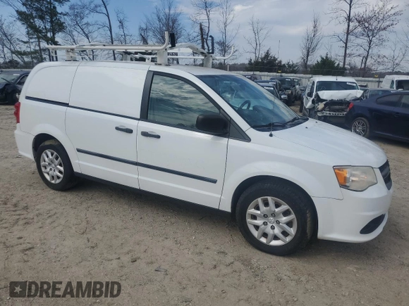 2014 Ram Cargo Van Tradesman with VIN 2C4JRGAG0ER400555, listed as a Copart auction lot 87909855 with 101,304 mi miles and Clean Title. Bid and sale history available at DreamBid. Image 4.