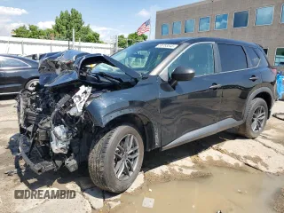 2021 Nissan Rogue S with VIN 5N1AT3AB3MC818822, listed as a Copart auction lot 59753545 with 55,549 mi miles and Salvage title. Bid and sale history available at DreamBid. Image 1.