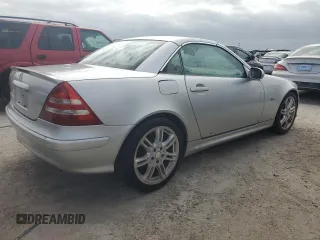 2004 Mercedes-Benz SLK-Class with VIN WDBKK65F54F304252, listed as a Copart auction lot 74955804 with 0 mi miles and Salvage Title. Bid and sale history available at carsss.com. Image 3.