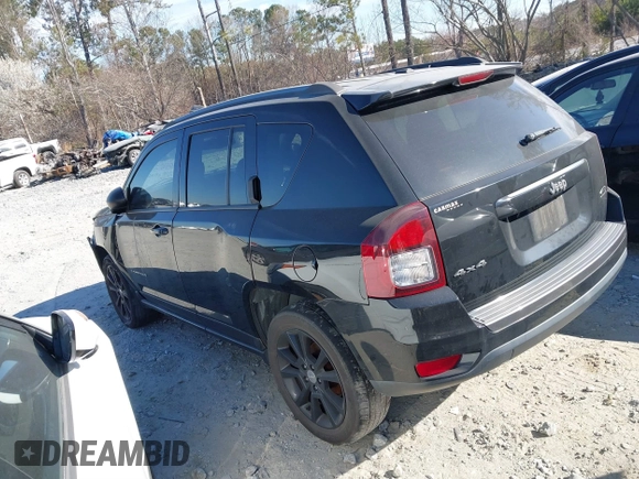 2017 Jeep Compass 75th Anniversary Edition with VIN 1C4NJDBBXHD167754, listed as a IAAI auction lot 41705567 with 113,973 mi miles. Bid and sale history available at carsss.com. Image 14.