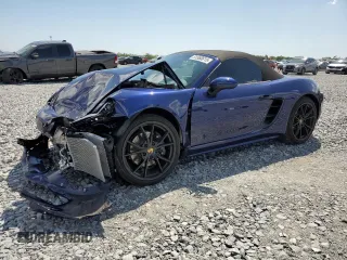 2025 Porsche 718 Boxster with VIN WP0CA2A82SK212254, listed as a Copart auction lot 51568615 with 2,276 mi miles and Salvage Title. Bid and sale history available at DreamBid. Image 1.