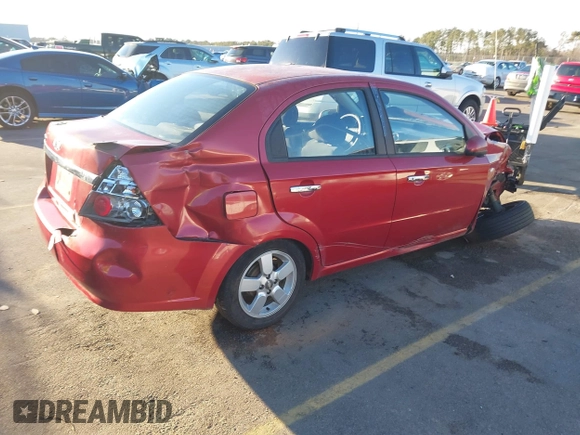 2008 Chevrolet Aveo LT with VIN KL1TG56668B064083, listed as a IAAI auction lot 41357792 with 140,015 mi miles and . Bid and sale history available at DreamBid. Image 4.
