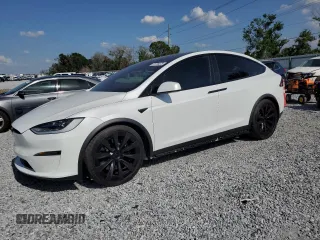2022 Tesla Model X Plaid with VIN 7SAXCBE6XNF353579, listed as a Copart auction lot 51199375 with 4,790 mi miles and Salvage Title. Bid and sale history available at DreamBid. Image 1.