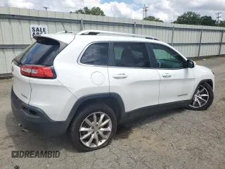 2014 Jeep Cherokee Limited with VIN 1C4PJLDS8EW113742, listed as a Copart auction lot 56478215 with 159,944 mi miles and Salvage title. Bid and sale history available at DreamBid. Image 3.