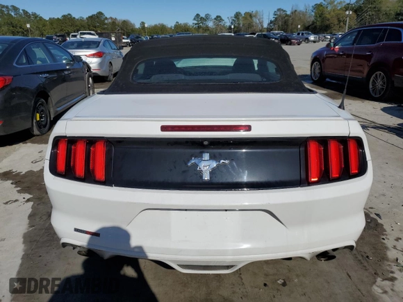 2017 Ford Mustang V6 with VIN 1FATP8EM8H5271878, listed as a Copart auction lot 50373315 with 47,406 mi miles and Salvage Title. Bid and sale history available at carsss.com. Image 6.