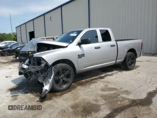 2021 Ram 1500 Tradesman z VIN 1C6RR6FG0MS520978, wystawiony jako Copart lot #59124045 z przebiegiem 82 317 mil mil oraz Nie do naprawy • Non repairable. Historia ofert i sprzedaży dostępna na DreamBid. Obrazek 1.
