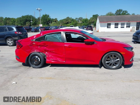 2019 Honda Civic Sedan LX with VIN 2HGFC2F69KH550645, listed as a IAAI auction lot 42043492 with 110,643 mi miles. Bid and sale history available at carsss.com. Image 13.